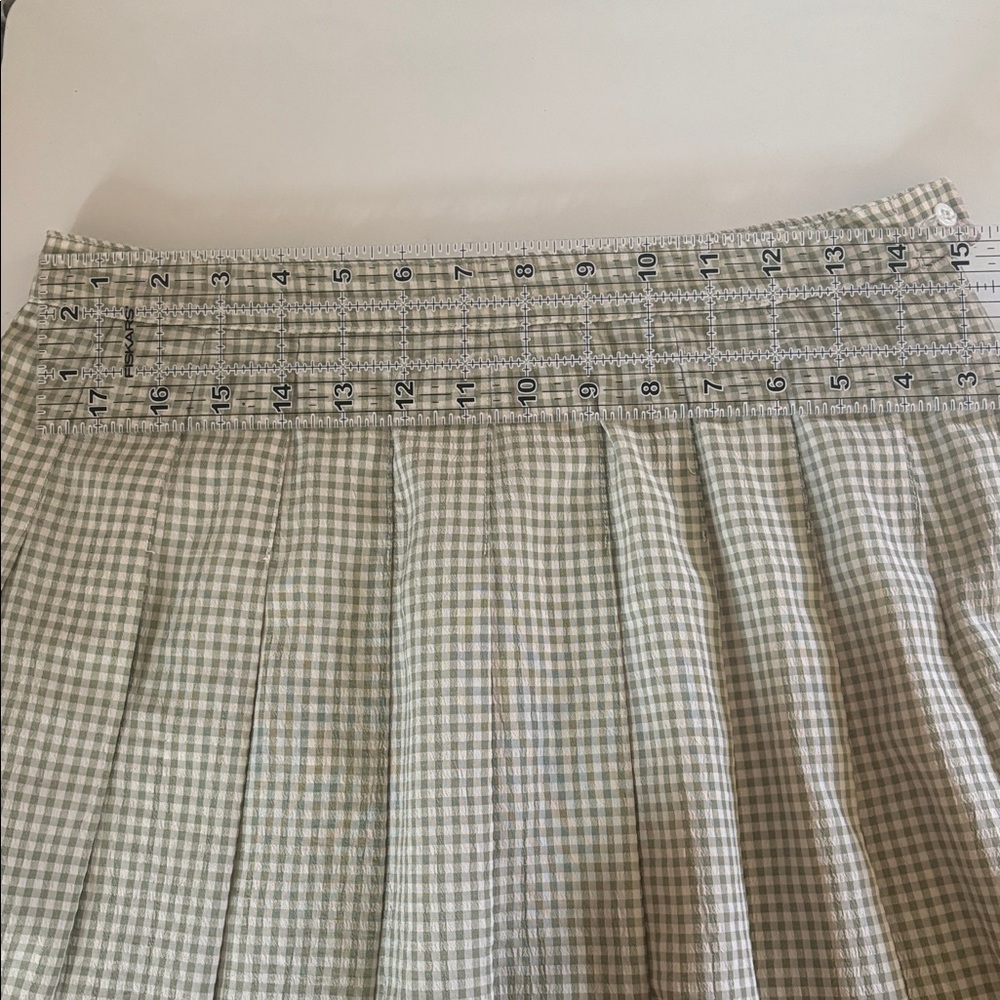 Vintage prince green gingham tennis skirt - Picture 7 of 7